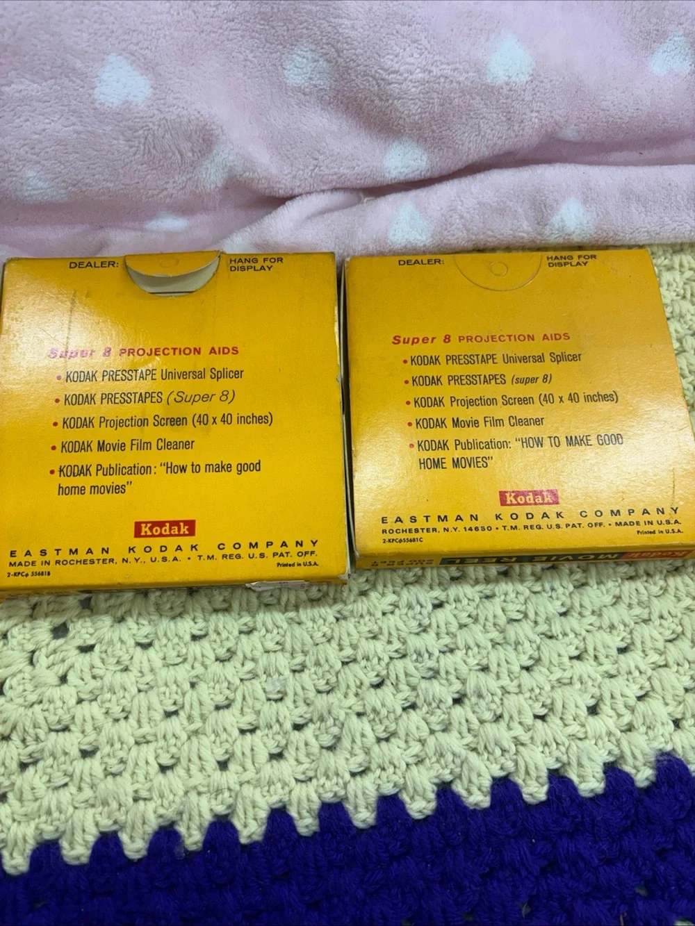 (2) Kodak movie reels super 8-200 feet each new old stock original box